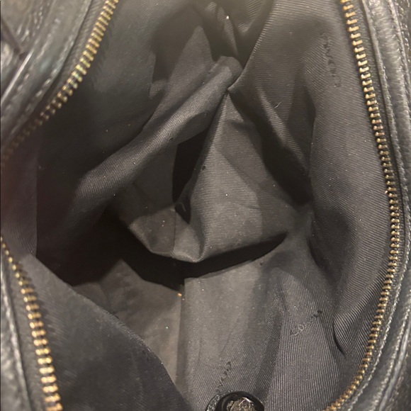 Coach Black Studded Shoulder Bag - Picture 8 of 9